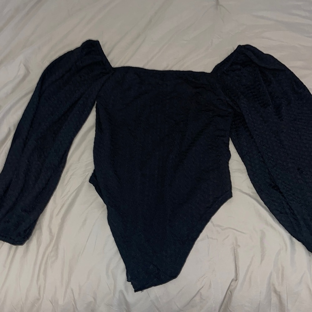 Soft ruffled one piece suit